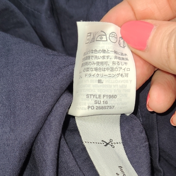 J. Crew Blue and White Spaghetti Strap Maxi Dress - Picture 9 of 9